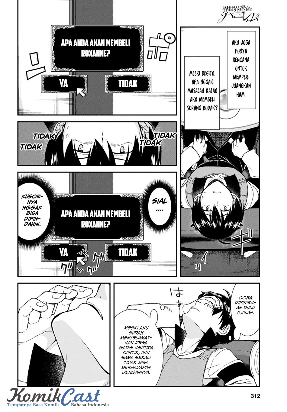 Isekai Meikyuu de Harem wo Chapter 04 Bahasa Indonesia